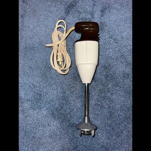 Vintage Kitchenmate Handheld 2 Speed Food Processor